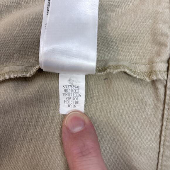 Chore Coat Field Barn Utility Cargo Jacket Canvas Khaki Med Old Navy - Picture 13 of 16